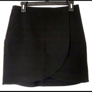 COPY - Express Black Asymmetrical Mini Skirt